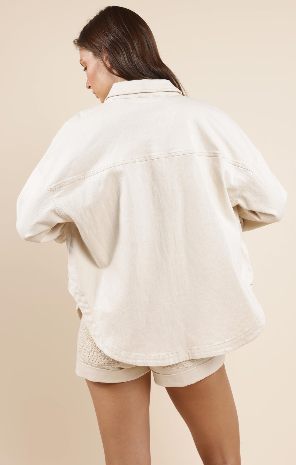 Clear Eyes Crochet Pocket Shacket