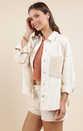 Clear Eyes Crochet Pocket Shacket
