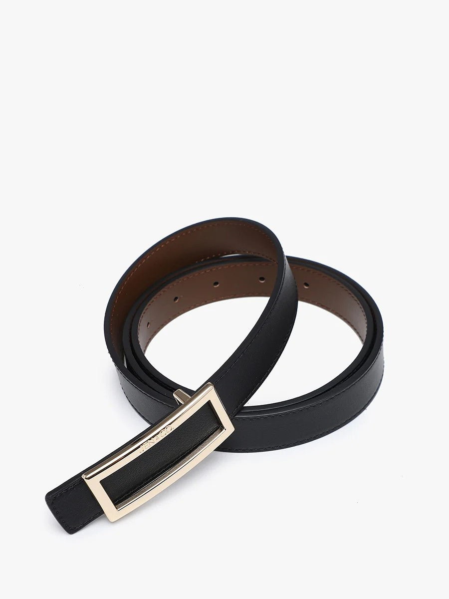 Noelle Vegan Leather Double-Sided Belt