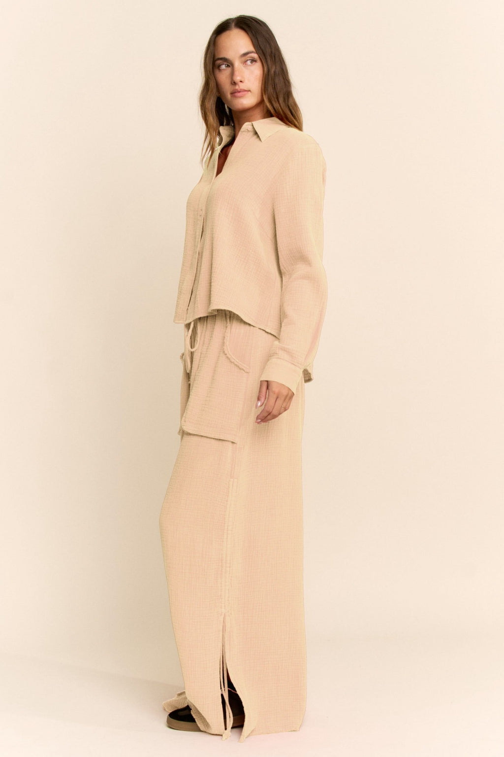 Wren Garment Washed Pants Set