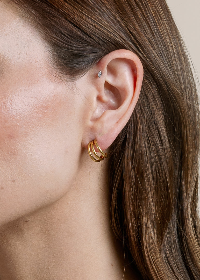 Eden Huggie Earrings by Vincent