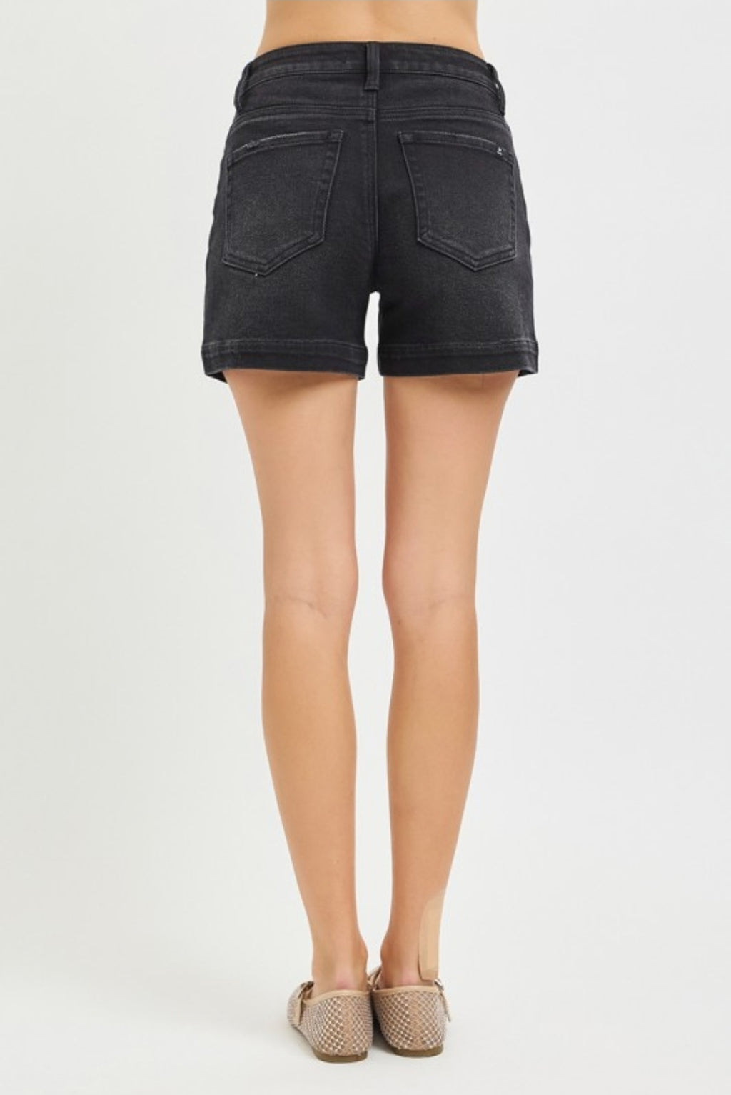 Sloane Mid Rise Risen J21 eleven Denim Shorts