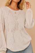 Elise Balloon Sleeve Knit Top