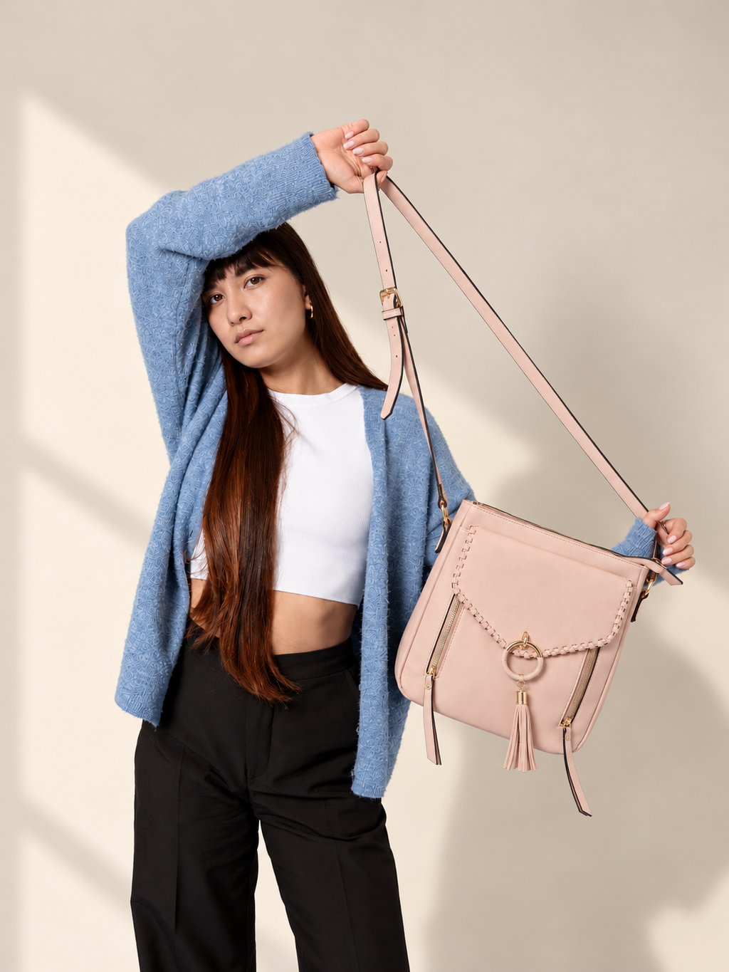 Jen & Co. Layla Faux Suede Crossbody