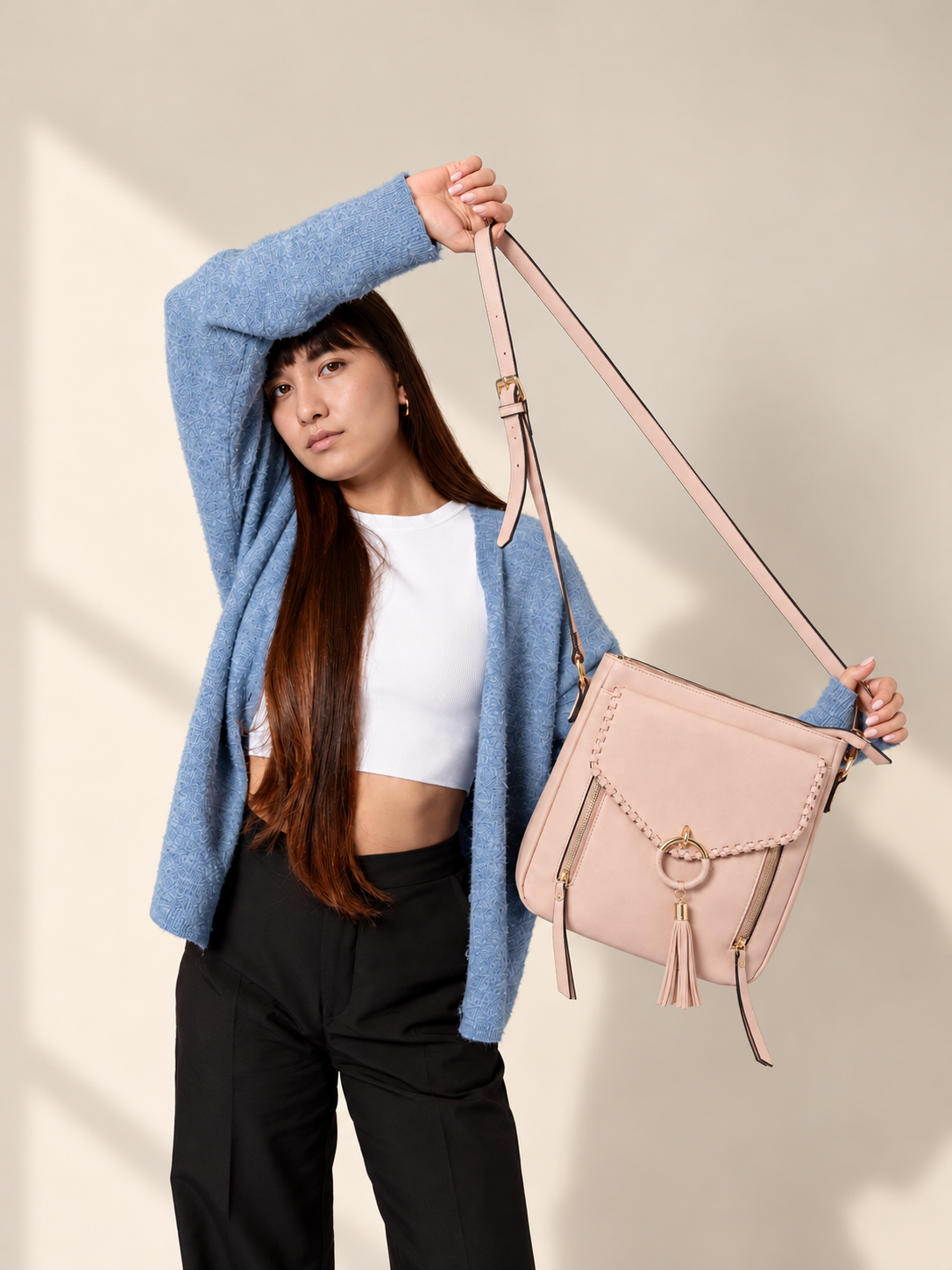 Jen & Co. Layla Faux Suede Crossbody