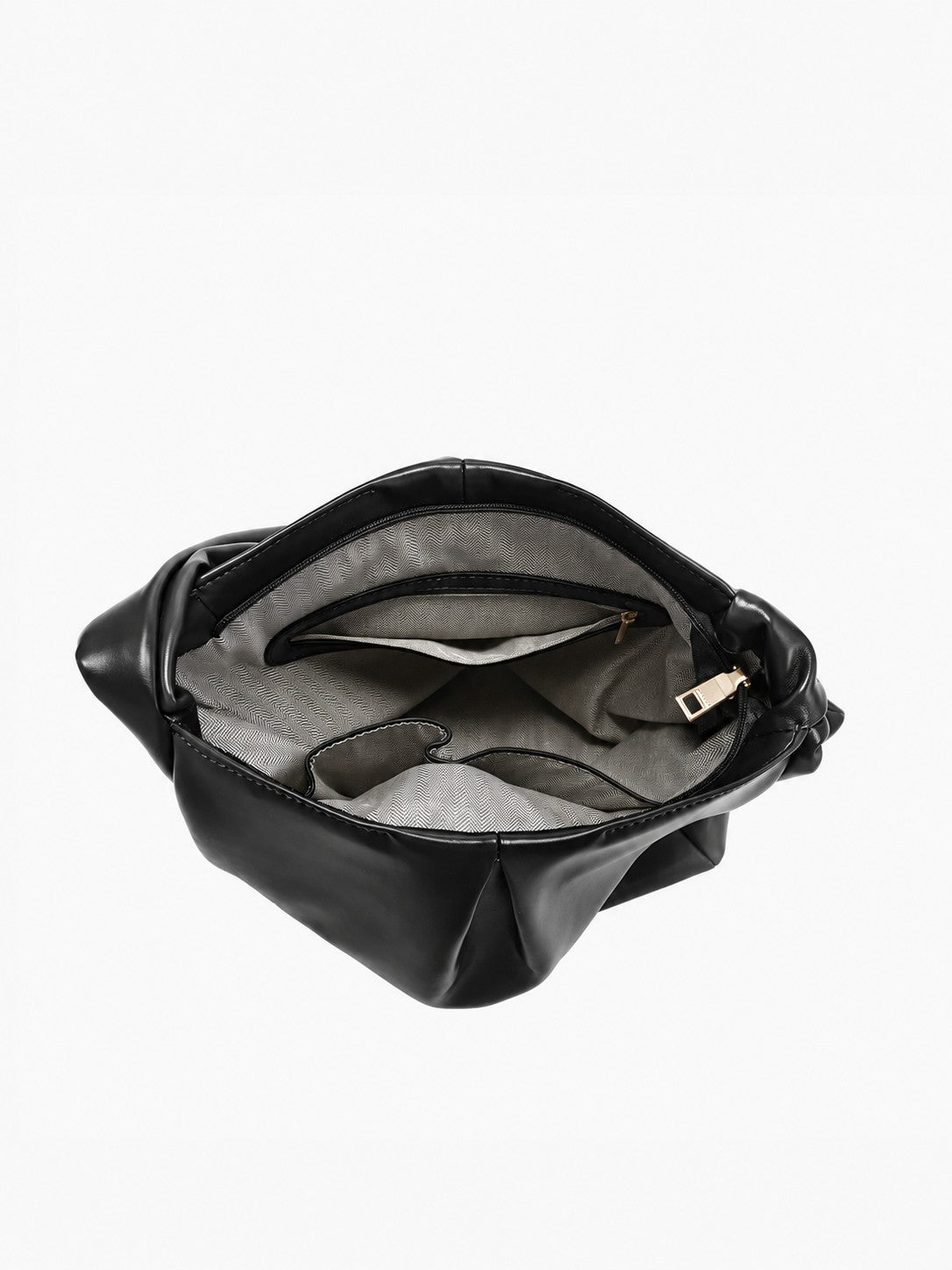 Jen & Co. Jolene Vegan Pleated Hobo