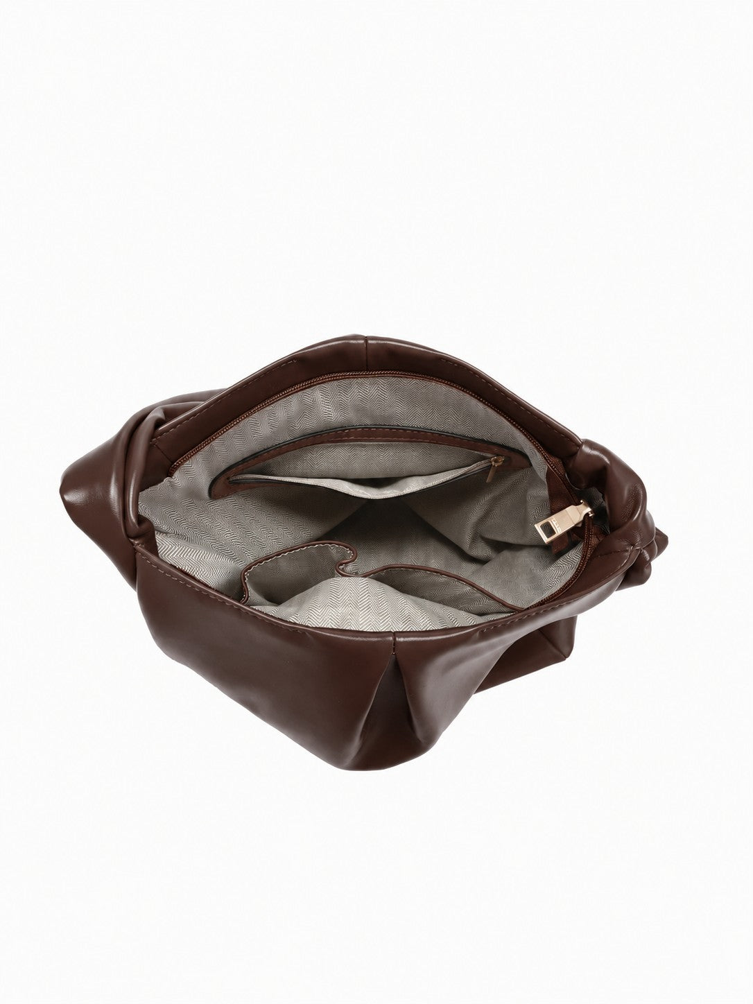 Jen & Co. Jolene Vegan Pleated Hobo