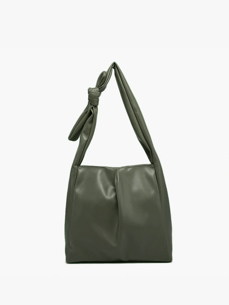 Jen & Co. Jolene Vegan Pleated Hobo