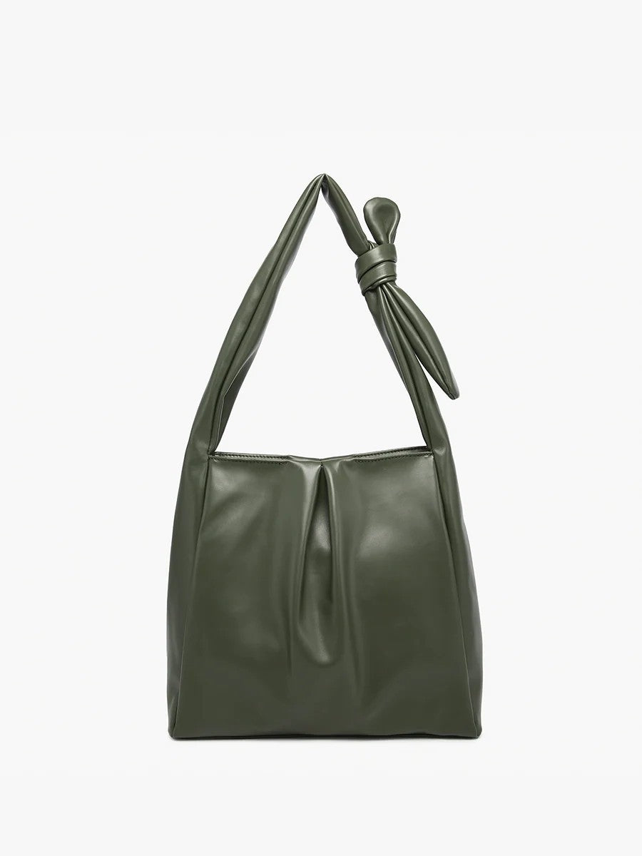 Jen & Co. Jolene Vegan Pleated Hobo