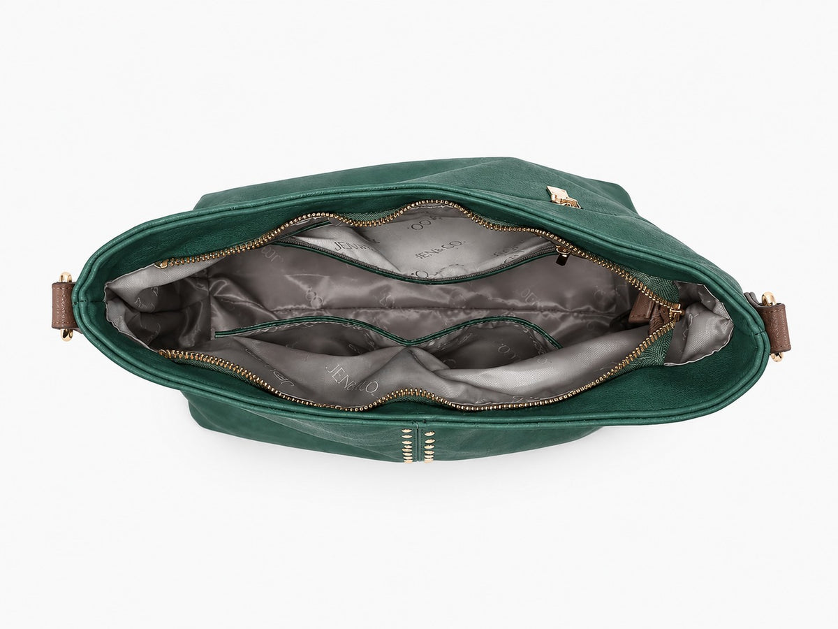 Jen & Co. Emery Vegan Slouchy Hobo