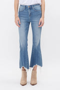 Mica Billie High Rise Crop Flare Jean