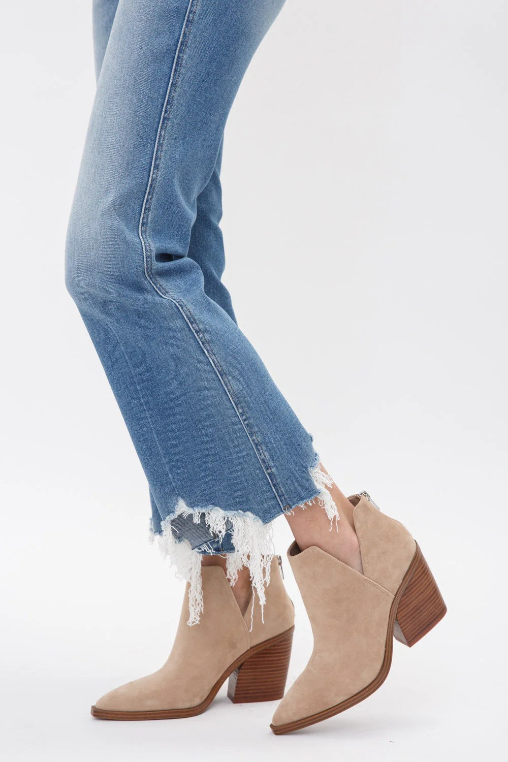 Mica Billie High Rise Crop Flare Jean