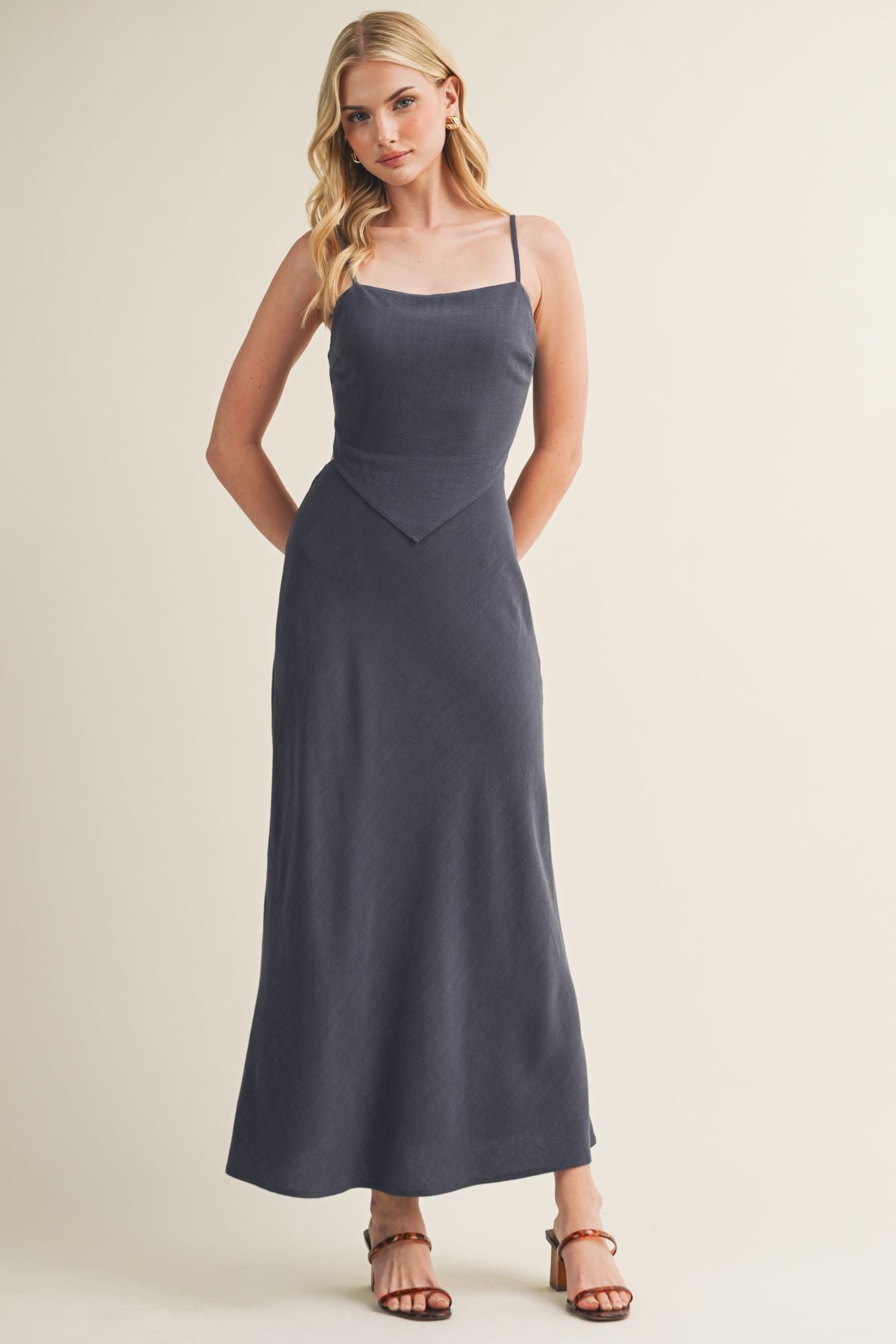 Colette Scarf Top Maxi Dress