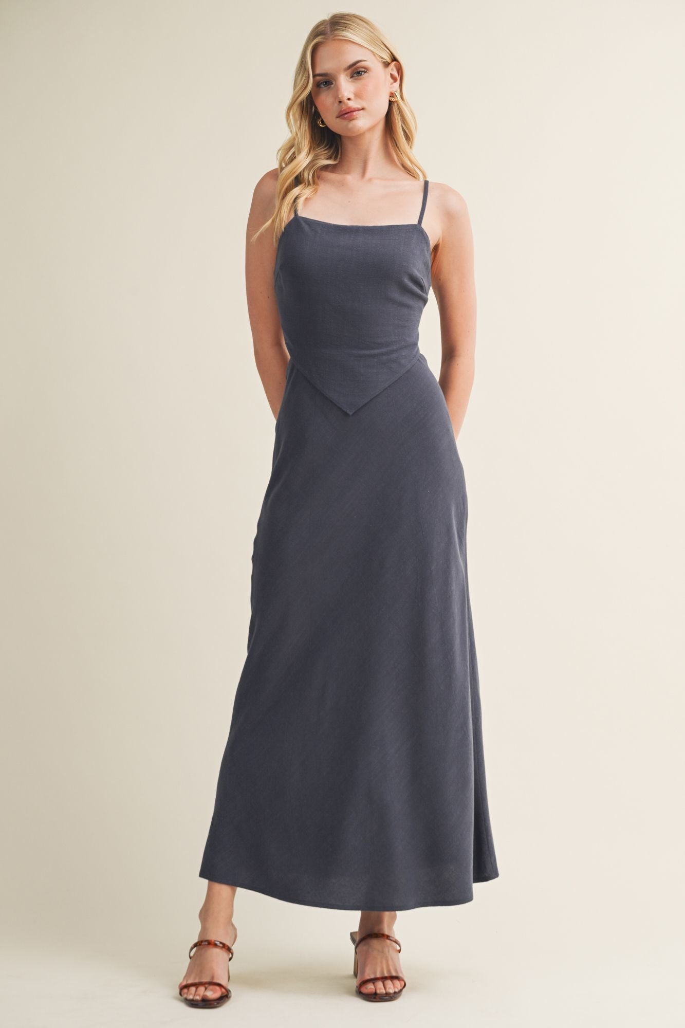 Colette Scarf Top Maxi Dress