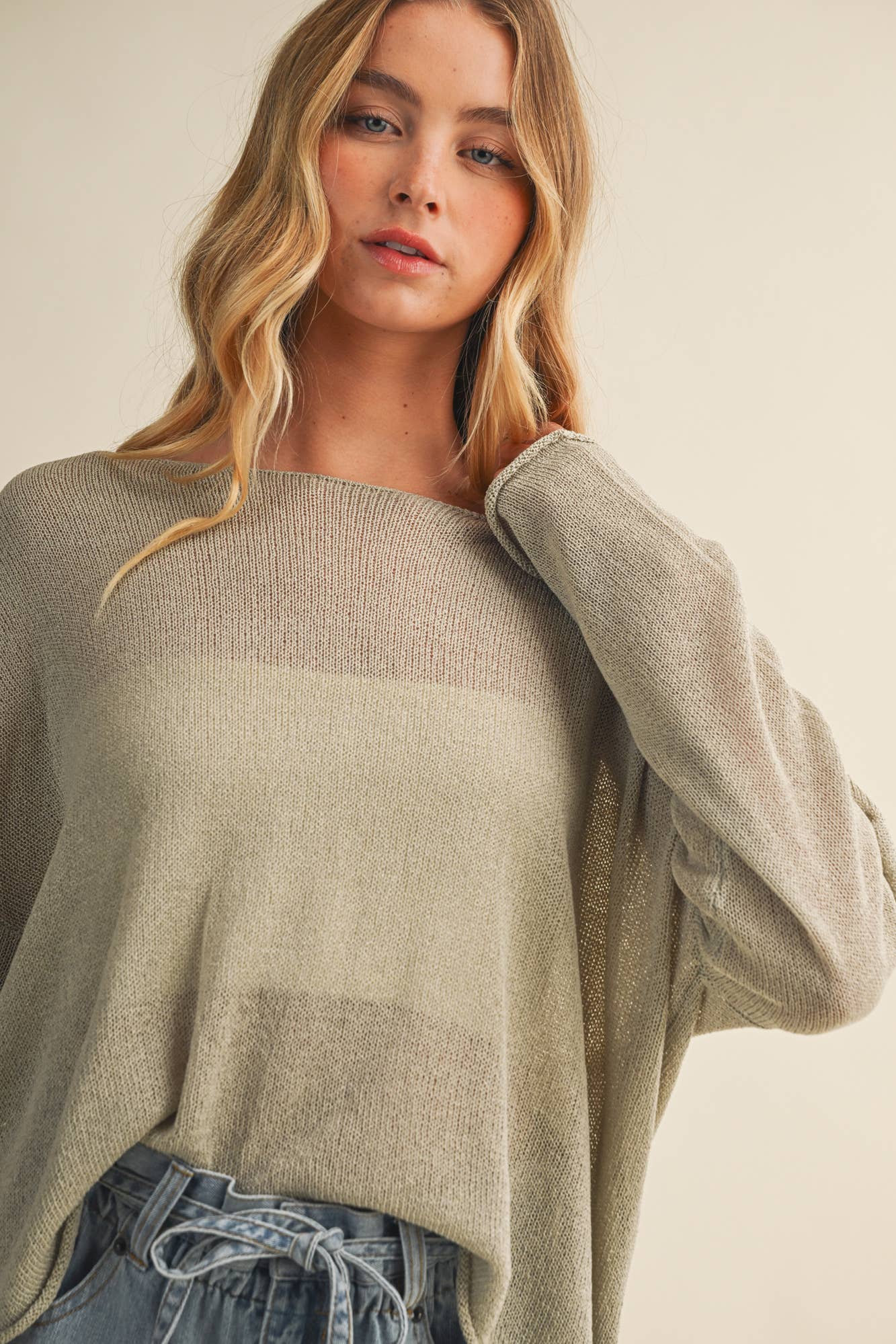 Luna Oversized Pullover Sweater Top